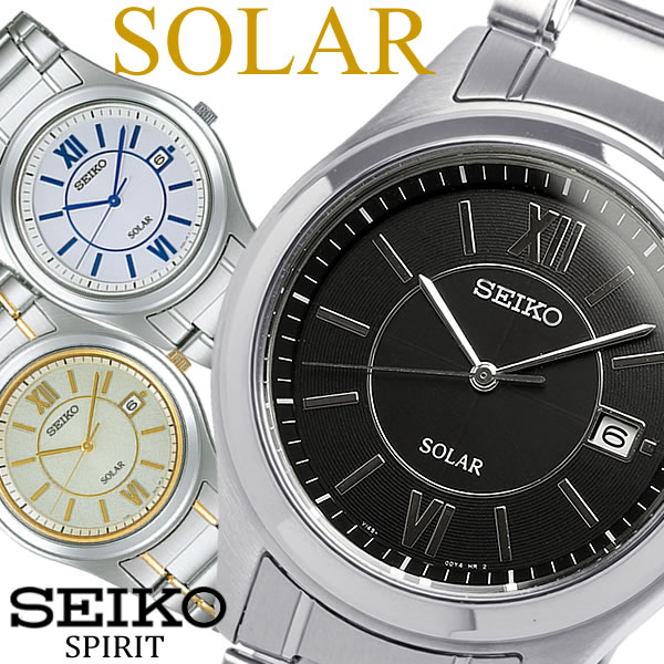 セイコースピリット 【送料無料】【SEIKO SPIRIT】 セイコー スピリット ソーラー腕時計 メンズ メタル 10気圧防水 SBPN061 SBPN063 SBPN065 うでどけい ウォッチ Men's 【国内正規品】