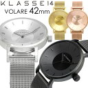 KLASSE14 腕時計 メンズ 【国内正規品 2年保証】KLASSE14 クラス14 腕時計 メンズ 42mm メタルメッシュベルト ローズゴールド シルバー VOLARE クラスフォーティーン 人気 ブランド ウォッチ klasse14 クラッセ クラセ