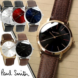 ポール・スミス 【マラソンセール】ポールスミス Paul Smith 腕時計 メンズ 革ベルト MA 41mm レザー クラシック ブランド 人気 ウォッチ ギフト プレゼント P10051 P10052 P10053 P10056 P10057 P10091