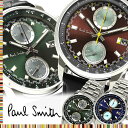 ポールスミス 腕時計 【送料無料】Paul Smith ポールスミス 腕時計 うでどけい ウォッチ メンズ 男性用 クオーツ 日常生活防水 クロノグラフ ステンレス レザー ps07