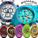 【マラソンセール】【半額 50%OFF】【ROMAGO】ROMAGO ロマゴデザイン 腕時計 メンズ ...