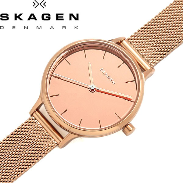 【送料無料】SKAGEN スカーゲン ANITA アニタ 腕時計 ウォッチ うでどけい レディース 女性用 クオーツ 5気圧防水 ミラーローズ メッシュベルト skw2413