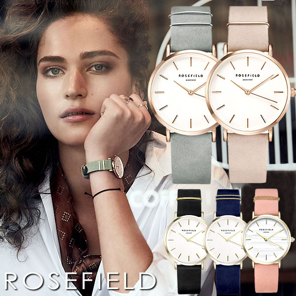 楽天CAMERONROSE FIELD ローズフィールド 腕時計 レディース ウォッチ THE WEST VILLAGE 33mm 日本製クオーツ 3気圧防水 ステンレス 本革製 ヌバック RF-04