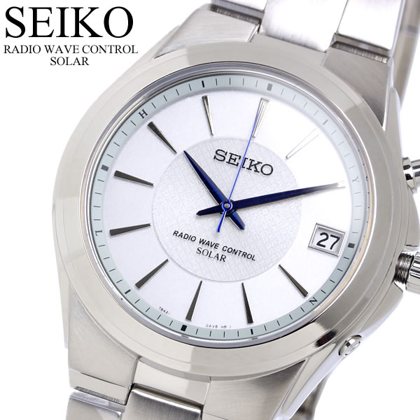 SEIKO セイコー SPIRIT スピリット ソーラー電波 メンズ 腕時計 自動受信 パワーセーブ ...