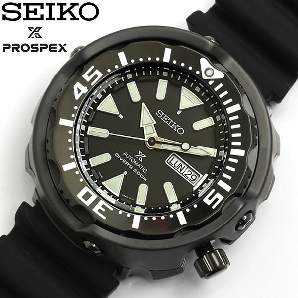 【送料無料】【SEIKO】【セイコー】 PROSPEX プロスペックス 自動巻き 腕時計 ダイバーズウォッチ Divers 200M防水 メンズ オートマティック カレンダー ラバー srpa81k1 ギフト