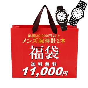 福袋 2022 総額30,000円相当 メンズ腕時計2本セット 数量限定 送料無料 ウォッチ ランキング ブランド