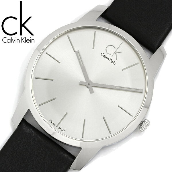 【送料無料】【Calvin Klein】【カルバンクライン】 CKシティ 腕時計 メンズ 43mm クオーツ レザー k2g211c6