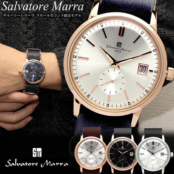 【Salvatore Marra】サルバトーレマーラ 腕時計 腕時計 レディース メンズ 革ベルト レザー ウォッチ ローズゴールド ブランド 人気 ランキング シンプル SM16114