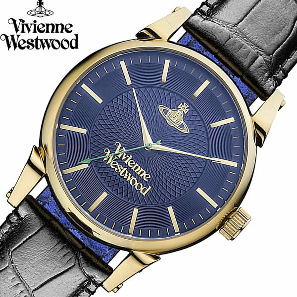 【送料無料】 【Vivienne Westwood】 ヴィヴィアンウエストウッド 腕時計 フィンズバリー クオーツ メンズ ブランド ウォッチ VV065NVBK