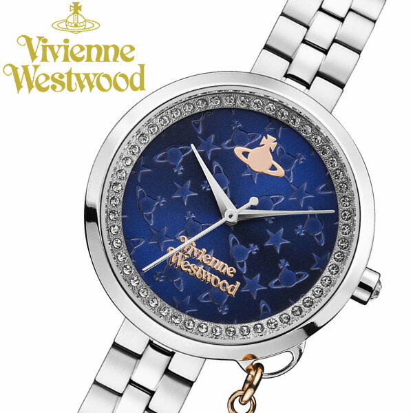 【送料無料】 【Vivienne Westwood】 ヴィヴィアンウエストウッド 腕時計 オーブチャーム シルバー レディース ステンレス VV139NVSL