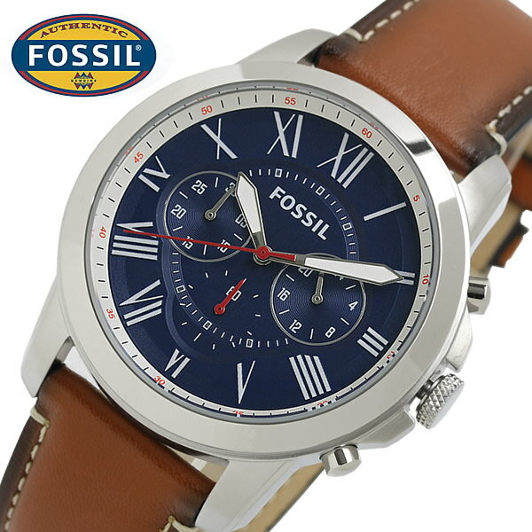 FOSSIL フォッシル GRANT グラント 腕時計 メンズ クロノグラフ 日常生活防水 クオーツ fs5210 ギフト