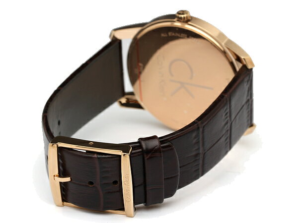 【送料無料】【Calvin Klein】【カルバンクライン】 CKシティ クオーツ レザー 腕時計 メンズ 43mm K2G21629