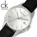 【送料無料】【Calvin Klein】【カルバンクライン】 クオーツ レザー 腕時計 メンズ 41mm K7K411C6