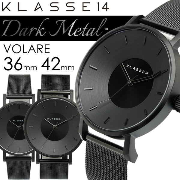 ڹ 2ǯݾڡKLASSE14 饹եƥ ӻ  ǥ ֥ å  5ɿ ե 36mm 42mm ֥å å٥ VOLARE VO17BK005W VO17BK005M