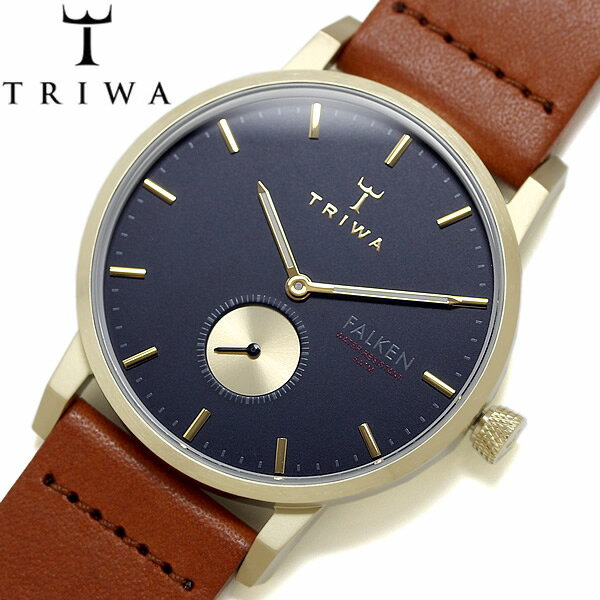 【送料無料】TRIWA トリワ FALKEN クオーツ 腕時計 ウォッチ ユニセックス メンズ レディース スモールセコンド オーガニックレザー fast104-cl010217