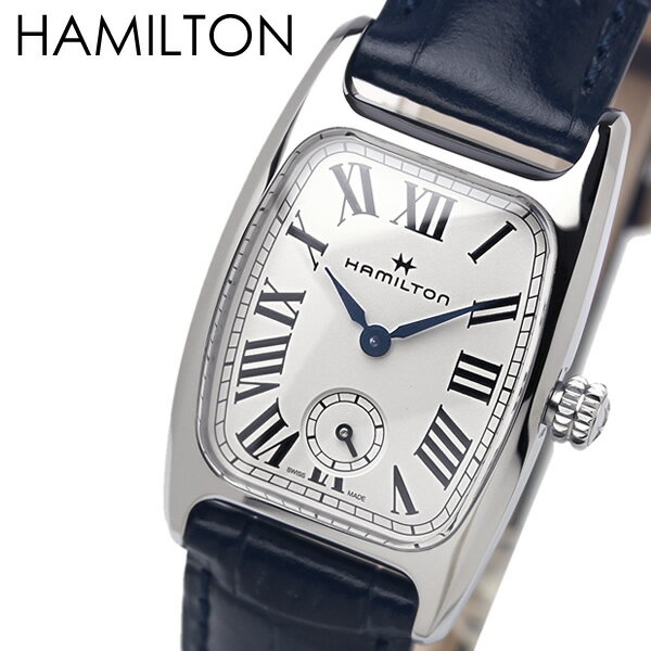 ハミルトン 腕時計 アメリカンクラシック ボルトン レザー 時計 ブラック クォーツ ギフト レディース ビジネスウォッチ h13321611