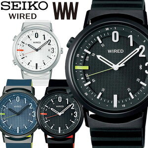 SEIKO WIRED セイコー ワイアード WW ツーダブ 腕時計 スマートウォッチ メンズ 男性用 Bluetooth ブルートゥース TYPE02 ON アナログ AGAB406 407 408 409 android iphone