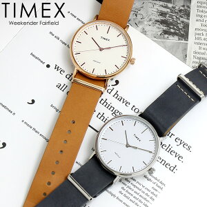 TIMEX タイメックス 腕時計 メンズ レディース ウィークエンダー フェアフィールド クラシック 革ベルト レザー クオーツ 41mm ユニセックス ウォッチ アナログ ギフト TW2P91200 TW2P91300
