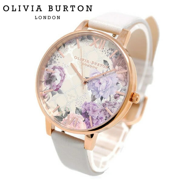 OLIVIA BURTON オリビアバートン 腕時計 レディース クオーツ プレゼント ホワイト 花柄 ob16eg97