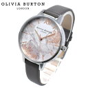 OLIVIA BURTON オリビアバートン 腕時計 レディース クオーツ プレゼント ダークグレー 花柄 ob16vm32