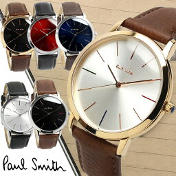 ポール・スミス ビジネス腕時計（メンズ） ポールスミス Paul Smith 腕時計 メンズ 革ベルト MA 41mm レザー クラシック ブランド 人気 ウォッチ ギフト プレゼント P10051 P10052 P10053 P10056 P10057 P10091