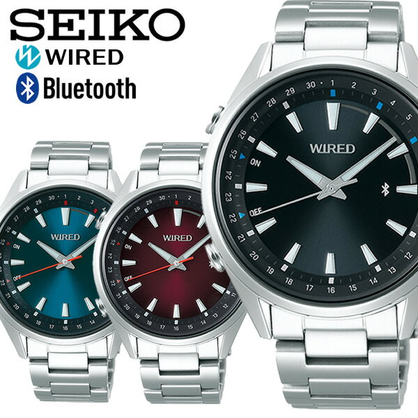 ワイアード SEIKO セイコー WIRED ワイアード TYOKO SORA 腕時計 メンズ Bluetooth Time connect スマホ 時刻修正 AGAB410 AGAB411 AGAB412