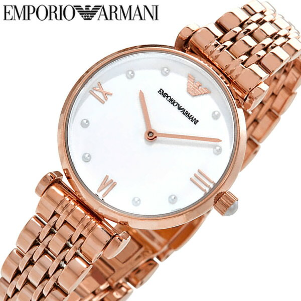 【マラソンセール】EMPORIO ARMANI アルマーニ 腕時計 レディース ブランド 人気 プレゼント ピンクゴールドar11267