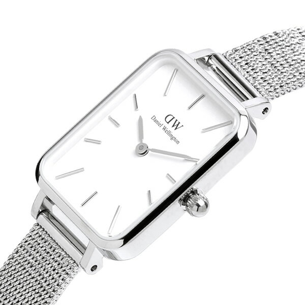 Daniel Wellington ダニエルウェリントン 腕時計 レディース ブランド 人気 プレゼント Dw 四角 ラッピング不可 シルバー レクタンギュラー メッシュベルト スクエア ギフト