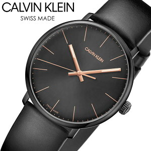 Calvin Klein カルバンクライン 腕時計 メンズ 40mm スイス製 ハイヌーン カルバン・クライン ウォッチ ブラック ローズゴールド K8M214CB