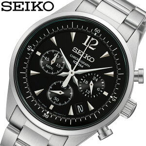SEIKO セイコー 腕時計 メンズ クロノグラフ 日本製 ジャパンモデル クオーツ 10気圧防水 ssb067j1