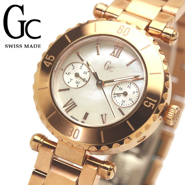 【マラソンセール】【半額以下 70 OFF】【国内正規品】GC Guess Collection ジーシー ゲスコレクション 腕時計 Diver Chic X35011L1S クォーツ レディース ブランド スイス製 ウォッチ 高級感 ギフト