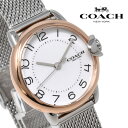 COACH コーチ 腕時計 レディース メッシュベルト 女性用 ブランド 時計 人気 ARDEN アーデン シルバー ローズゴールド 14503864