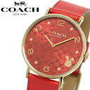 COACH コーチ 腕時計 兎 うさぎ 赤 レッド ゴールド 限定 ブランド レディース クオーツ レザー おしゃれ シンプル ギフト PERRY ペリー 14503977