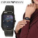 アルマーニ 腕時計 レディース メッシュ ステンレス ウォッチ ブランド 人気 クオーツ ブラック EMPORIO ARMANI AR11271