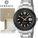 VERSACE ヴェルサーチ ベルサーチ メンズ 腕時計 ヘレニウム 自動巻き 男性用 スイス製 VERSACE HELLENYIUM ベルサーチェ ブラック VEZI00321
