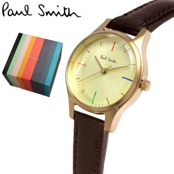 ポールスミス 腕時計 ポールスミス Paul Smith レディース 腕時計 The City Mini ザ・シティ ミニ ゴールド×ブラウン レザー ウォッチ BT2-629-10