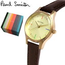 ポールスミス 腕時計 ポールスミス Paul Smith レディース 腕時計 The City Mini ザ・シティ ミニ ゴールド×ブラウン レザー ウォッチ BT2-629-10