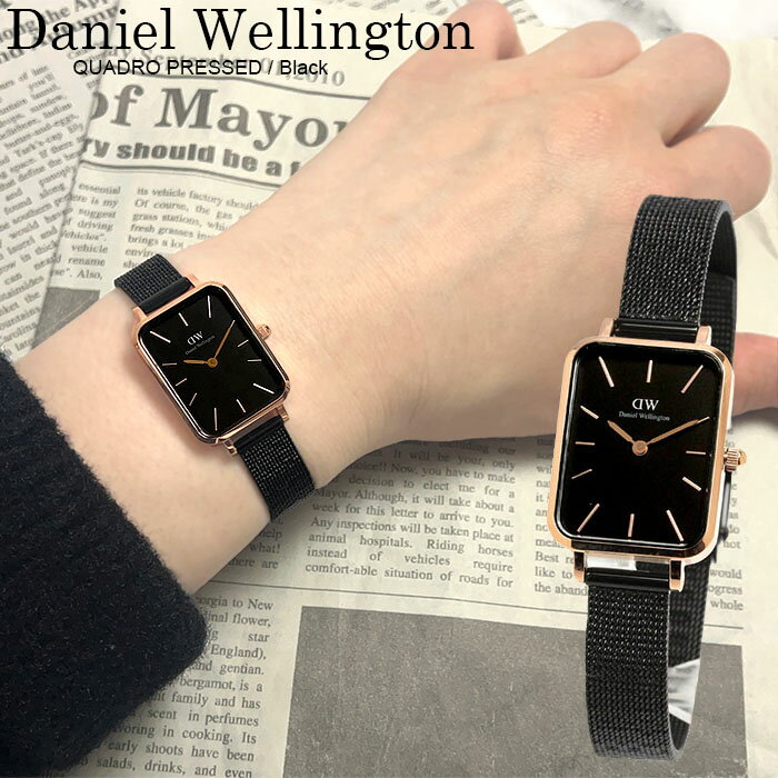 【楽天スーパーSALE】Daniel Wellington ダニエルウェリントン 腕時計 レディース スクエア レクタンギュラー メッシ…