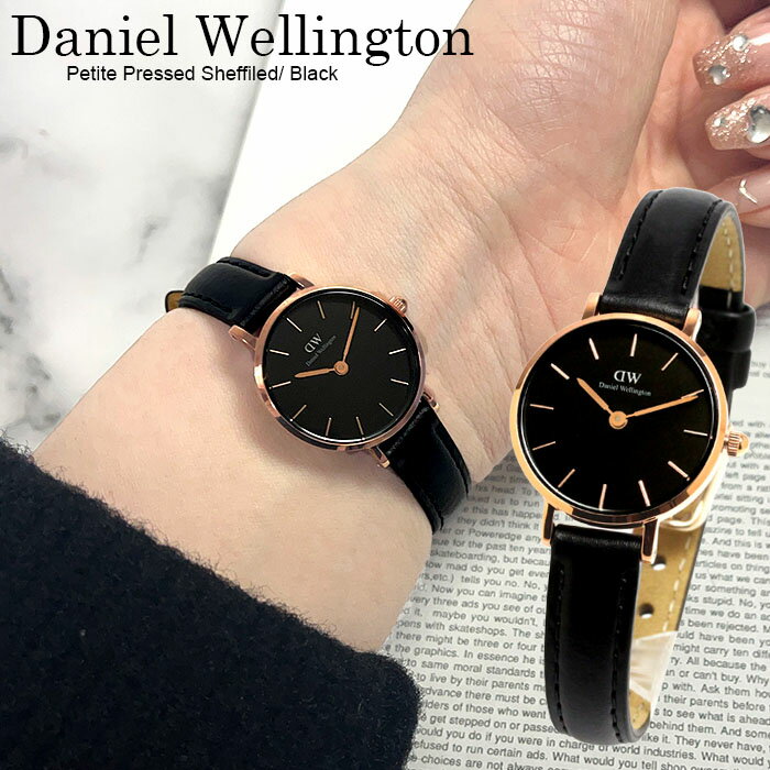 ڥޥ饽󥻡Daniel Wellington ˥륦ȥ ӻ ǥ ֥ Petite Pressed Sheffiled 24mm 쥶 ץ쥼 ե  DW00600444