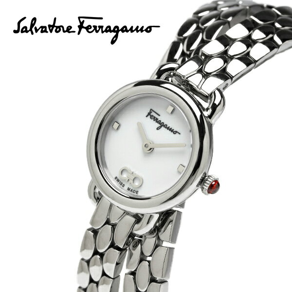サルヴァトーレ フェラガモ 腕時計 レディース ガンチーニ クオーツ Salvatore Ferragamo ブランド 2重 ステンレスベ…
