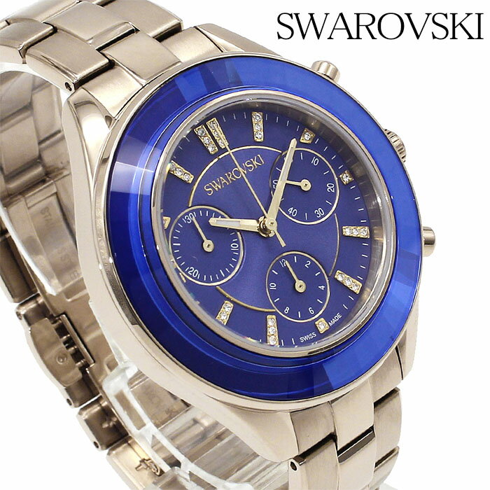 Rakuten - SWAROVSKI スワロフスキー 腕時計 レディース ウォッチ Octea lux sport オクティア ラックス スポーツ ブルー シャンパンゴールド 5632481
