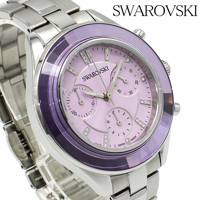 乐天商城 - SWAROVSKI スワロフスキー 腕時計 レディース ウォッチ Octea lux sport オクティア ラックス スポーツ パープル シルバー 5632484