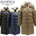 【送料無料】DUVETICA デュベティカ ダウンジャケット レディース ロング 女性用 アウター ダウン ブラック ネイビー ベージュ ファー フード FANGO 海外正規品 182-d0043n01-mfn