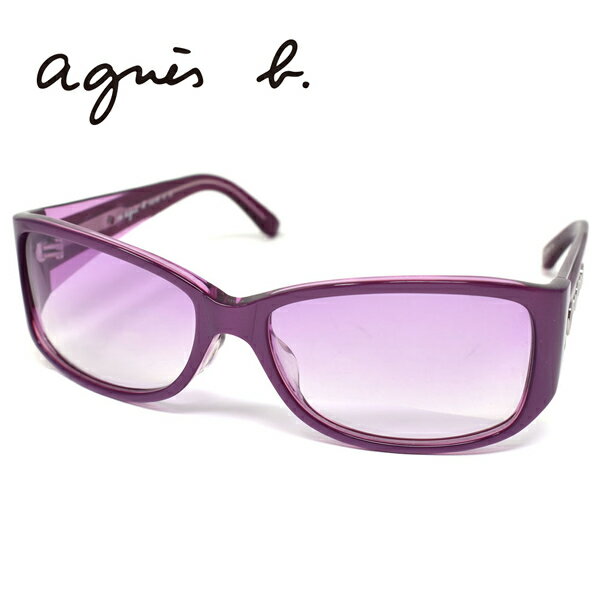 【送料無料】アニエスベー agnes b. サングラス アジアンフィット UVカット レディース 女性 ヴァイオレット ヴァイオレットグラデーション ギフト プレゼント AB2789-VA