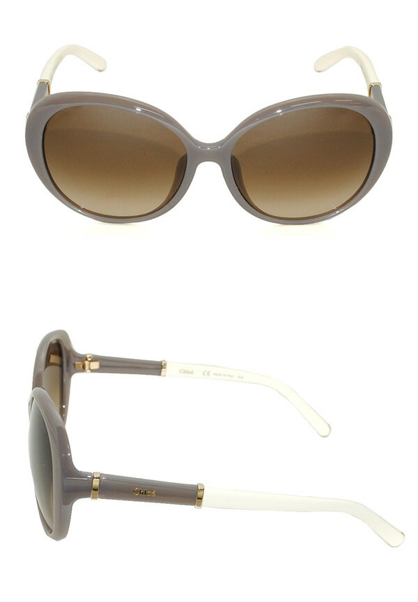 Chloe クロエ サングラス レディース ブラウングラデーション ライトタートル ホワイト ブランド ギフト プレゼント CE698SA-273