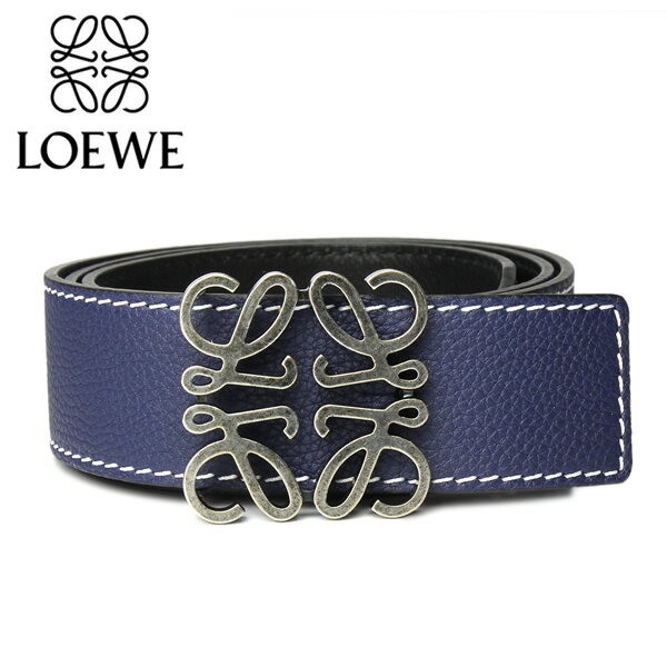 LOEWE ロエベ ベルト メンズ レザー ネイビー バックル ブランド プレゼント loewe-52812015のサムネイル