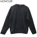 楽天CAMERON【マラソンセール】モンクレール メンズ スウェット トレーナー MONCLER ブランド トップス プルオーバー 長袖 ロゴ ワッペン コットン ブラック 8G000 02 809KR 999