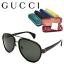 GUCCI グッチ サングラス メンズ レディース ブランド アイウェア UVカット 日焼け対策 メガネ ケース付 プレゼント ギフト アジアンフィットブラック...