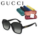 GUCCI グッチ サングラス メンズ レディース ブランド アイウェア UVカット ユニセックス ケース付 アジアンフィット GG0765SA-001 国内正規品(4)