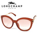 LONGCHAMP ロンシャン サングラス レディース ブランド ギフト プレゼント ライトブラウン クリアオレンジ ゴールド lo604sa-726